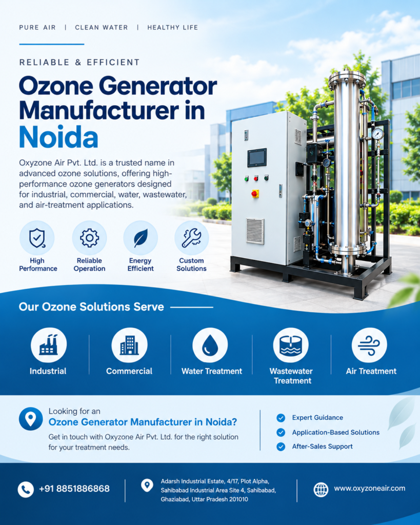 ozone generator manufacturer in Noida